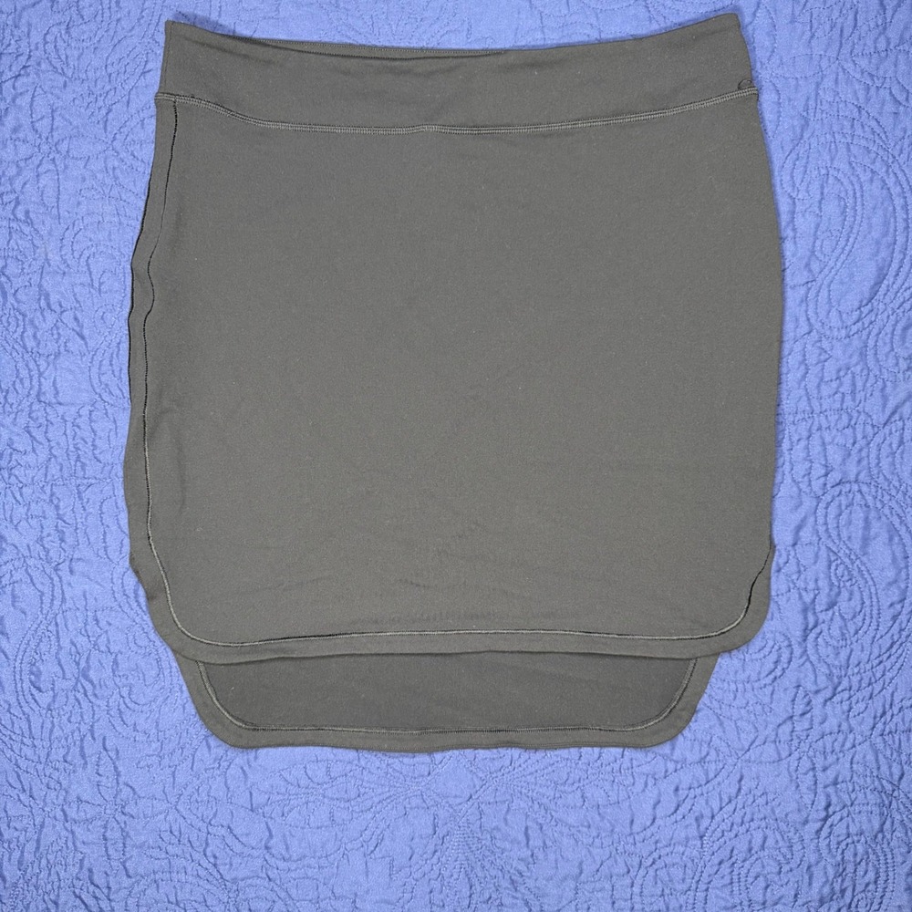 Lululemon City Skirt Athletica Black Active  Curved Size 10 Nylon Spandex Blend